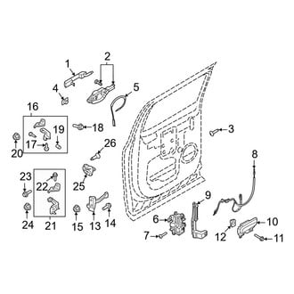 Ford OE - Rear Door - Lock & Hardware (Raptor)
