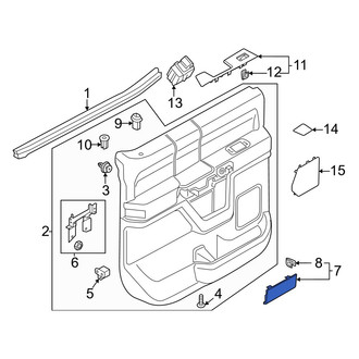 Ford OE - Rear Left Interior Door Handle Trim