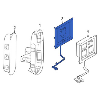 Ford OE - Rear 12 Volt Accessory Power Outlet