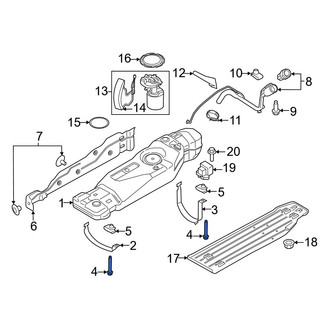 Ford OE - Fuel Tank Strap Bolt