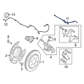 Ford OE - Rear Right Brake Hydraulic Hose