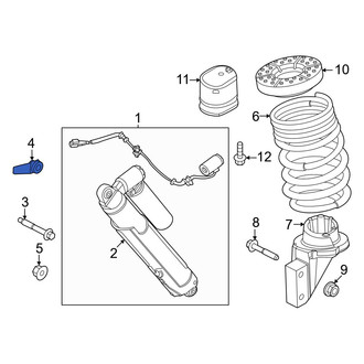 Ford OE - Upper Suspension Shock Absorber Nut