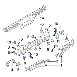 Ford OE - Rear Bumper Face Bar Mount
