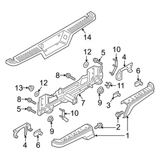 Ford OE - Rear Bumper - Bumper & Components (Raptor)