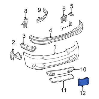 Ford OE - Front License Plate Bracket
