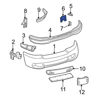 Ford OE - Front Right Bumper Face Bar Mount