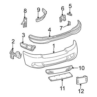 Ford OE - Front Bumper - Bumper & Components