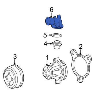 Ford OE - Engine Coolant Thermostat Housing