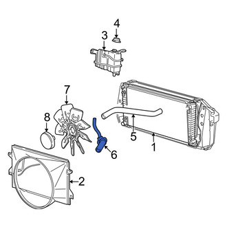 Ford OE - Lower Radiator Coolant Hose
