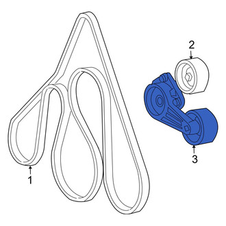 Ford OE - Accessory Drive Belt Tensioner Assembly