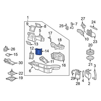 Ford OE - HVAC Blend Door