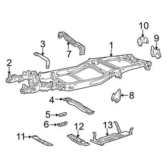 Ford OE - Frame & Components (Regular Cab)