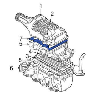 Ford OE - Fuel Injection Plenum Gasket