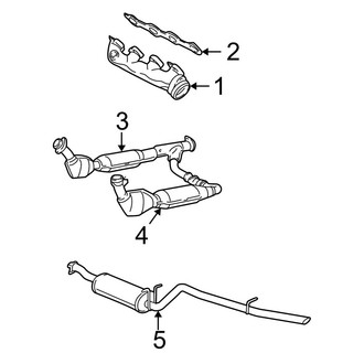 Ford OE - Exhaust System - Exhaust Components (5.4L)