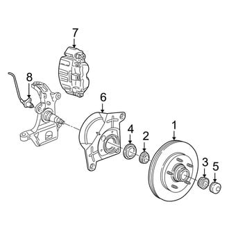 Ford OE - Front Suspension - Brake Components (RWD)