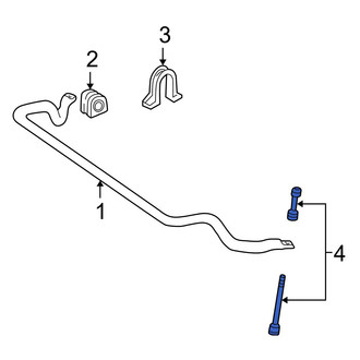Ford OE - Front Suspension Stabilizer Bar Link
