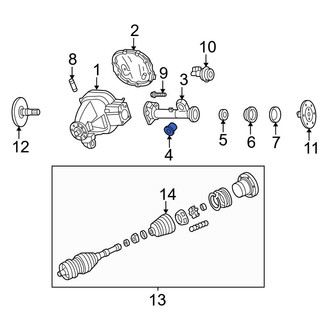 Ford OE - Front Differential Housing Insulator