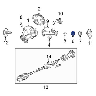 Ford OE - Front Drive Axle Shaft Seal