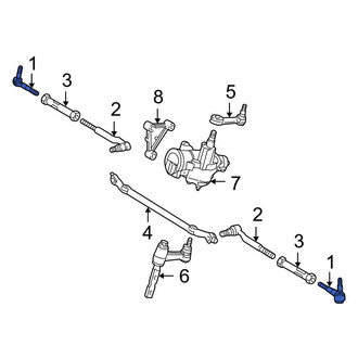 Ford OE - Right Inner Steering Tie Rod End