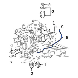 Ford OE - Power Steering Return Hose