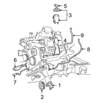 Ford OE - Steering Gear & Linkage - Pump & Hoses