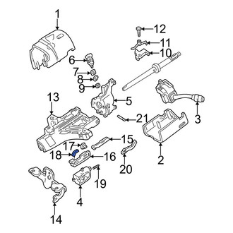 Ford OE - Automatic Transmission Parking Pawl Shaft
