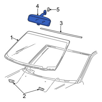Ford OE - Front Interior Rear View Mirror