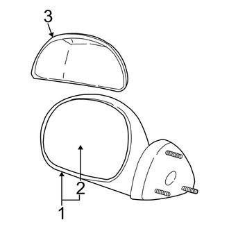 Ford OE - Front Door - Outside Mirrors