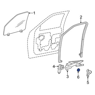 Ford OE - Window Crank Handle Spacer