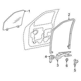 Ford OE - Front Door - Glass & Hardware