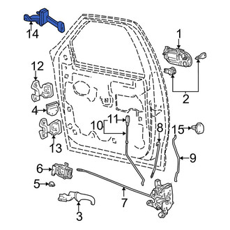 Ford OE - Front Door Check