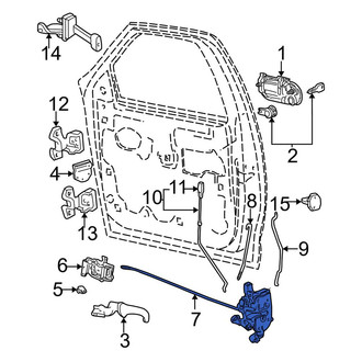 Ford OE - Front Left Door Lock Actuator Motor