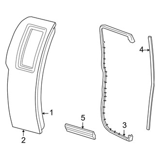 Ford OE - Rear Door - Door & Components (King Ranch SuperCrew)