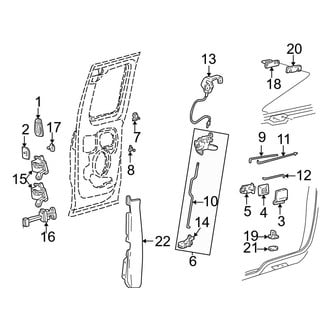 Ford OE - Rear Door - Lock & Hardware (Lariat SuperCab)