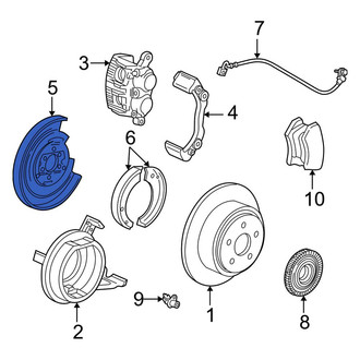Ford OE - Rear Left Brake Backing Plate