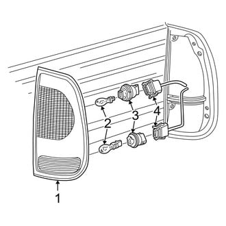 Ford OE - Rear Lamps - Combination Lamps