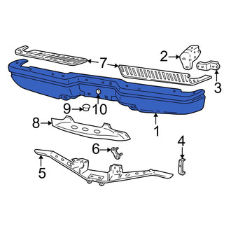Ford OE - Rear Bumper Face Bar