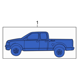 Ford OE - Left Trim Stripe Tape