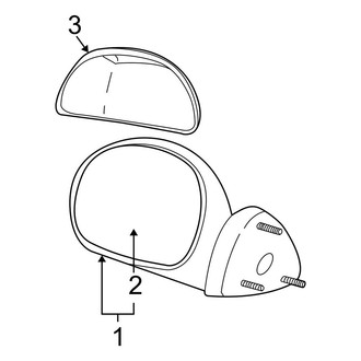 Ford OE - Front Door - Outside Mirrors (SuperCrew)