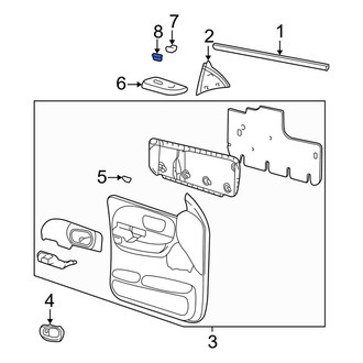 Ford OE - Right Door Window Switch