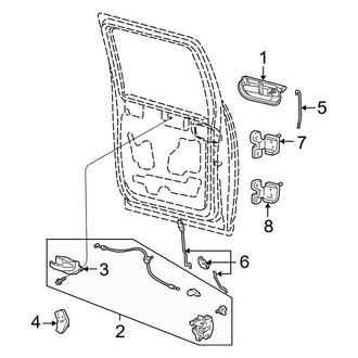 Ford OE - Rear Door - Lock & Hardware (SuperCrew)