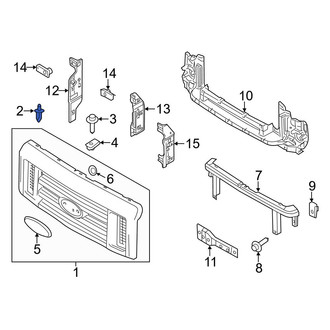 Ford OE - Grille Screw