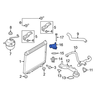Ford OE - Engine Coolant Thermostat Housing