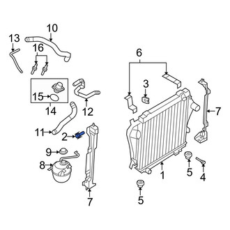 Ford OE - Engine Cooling Fan Shroud Bolt