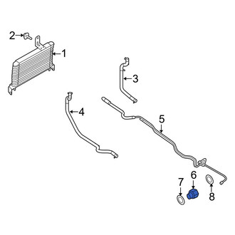 Ford OE - Automatic Transmission Oil Cooler Line Connector