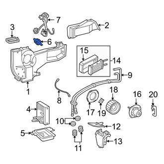 Ford OE - Rear HVAC Blower Motor Resistor