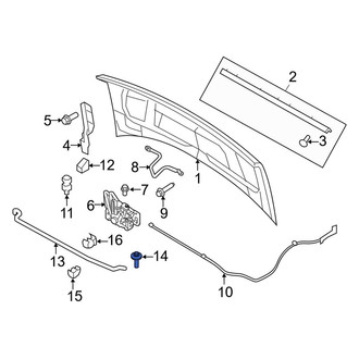 Ford OE - Front Valance Panel Bolt