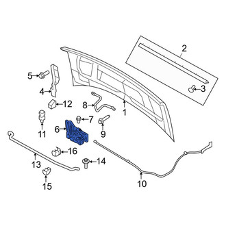 Ford OE - Front Hood Latch