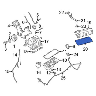 Ford OE - Left Engine Valve Cover Gasket
