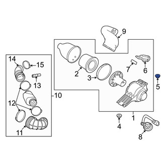 Ford OE - Left Air Filter Housing Insulator